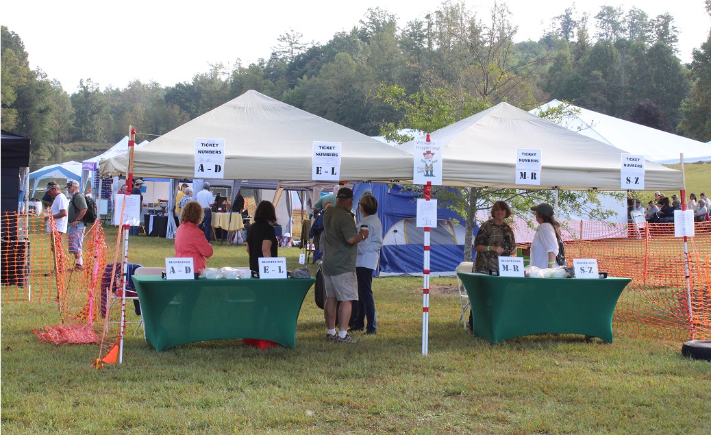 registration tent